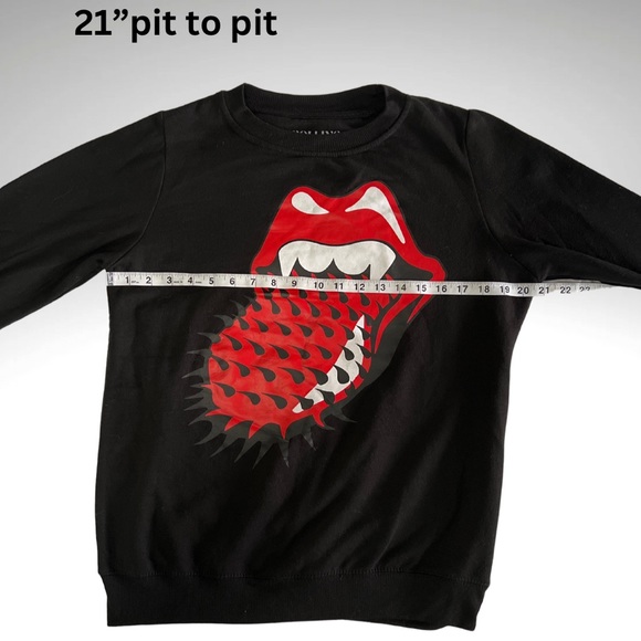 Misidor B.V. 2022 Rolling Stones Halloween Graphic Crew Neck Sweatshirt - Picture 7 of 14